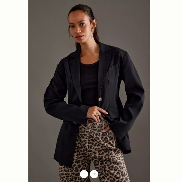 By Anthropologie Sculpted Blazer - Picture 8 of 10